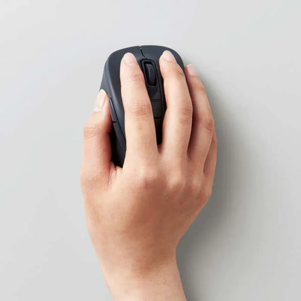 Elecom EX-G Pro Ergonomic Bluetooth Mouse (Black)